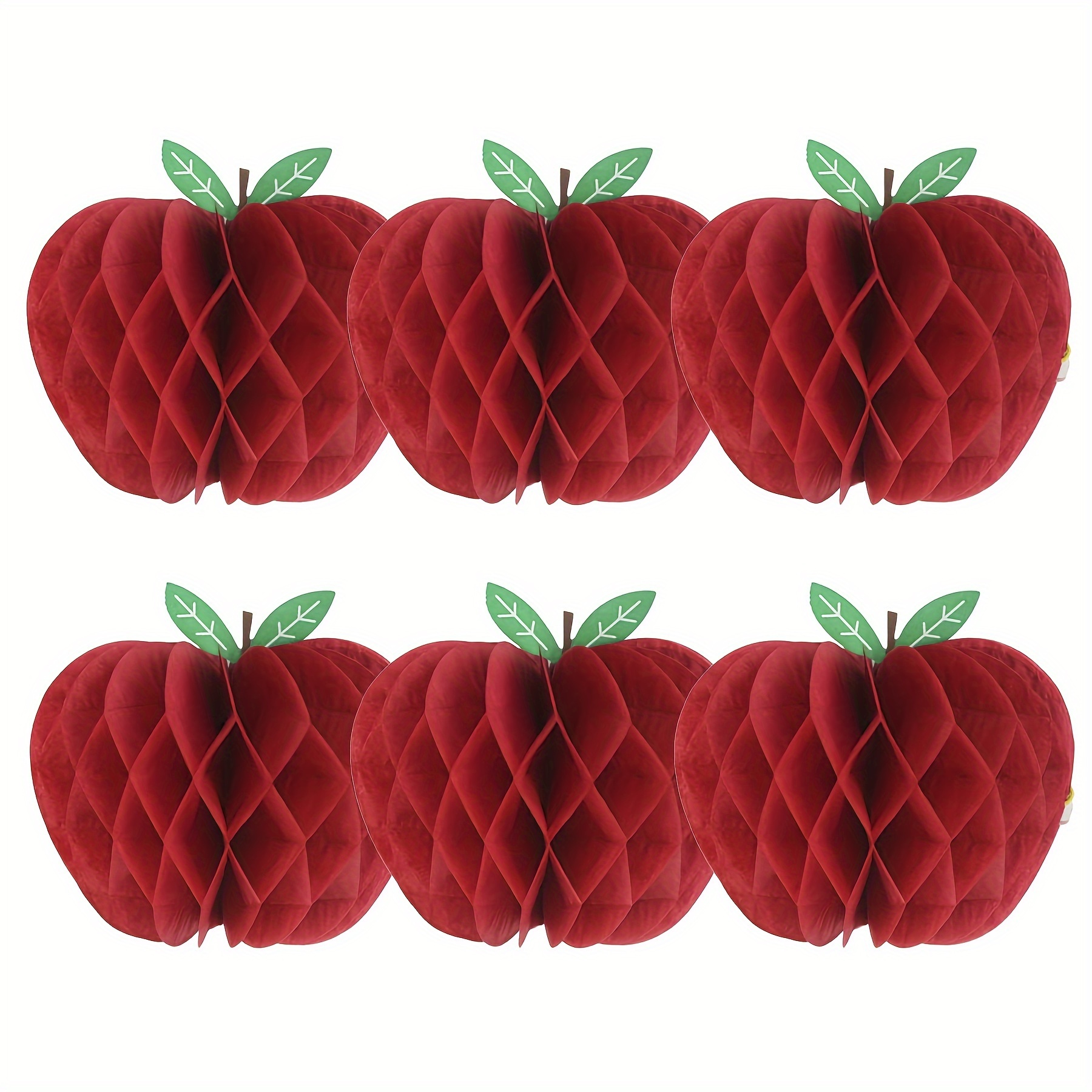 6 Pcs Honeycomb Decorations - Graduation, Winter, Or Any Occasion - 10cm/4in X 6" (pack Of 6)