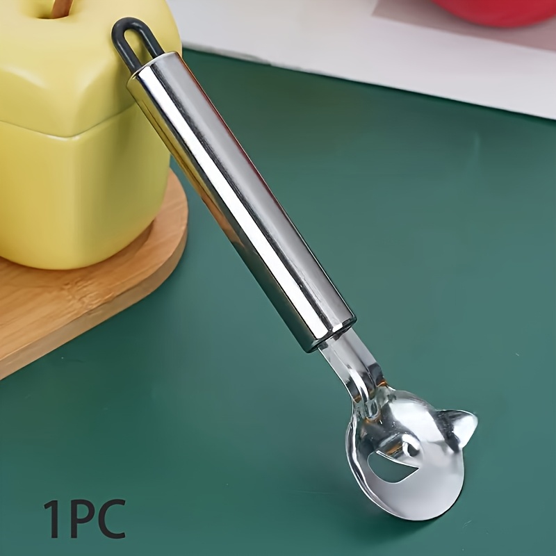 TEMU Stainless Steel Cactus Extraction Tool - Multi-functional Peeler, Suitable For Home And Restaurant Use, Ideal For Zucchini And , Food-grade Safe