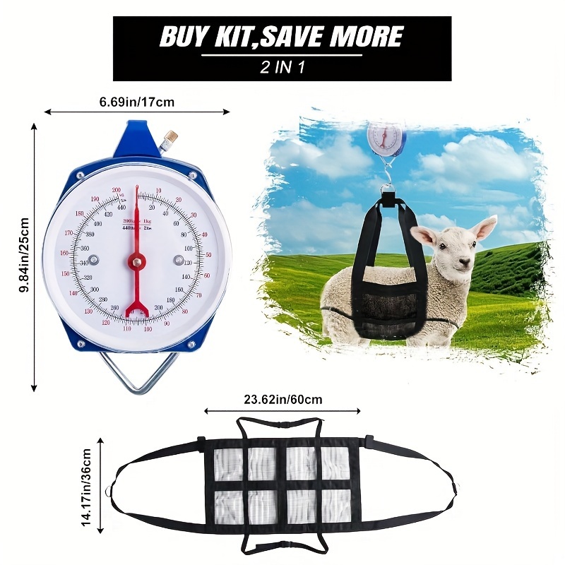 Mechanical Hanging Scales Calf Sling Hanging Weight Temu