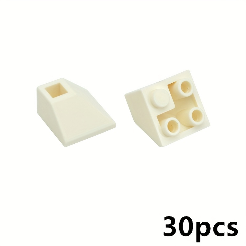 30pcs Building Blocks Slope 45 2x2 Compatible 3676 Double Convex Bricks