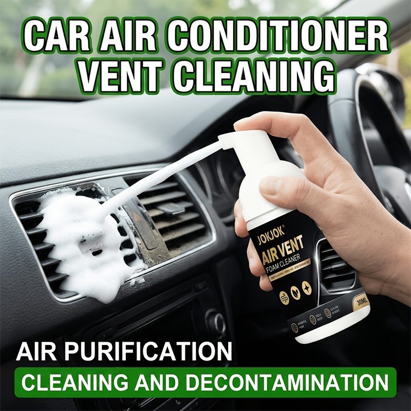 foam cleaning aircon vents