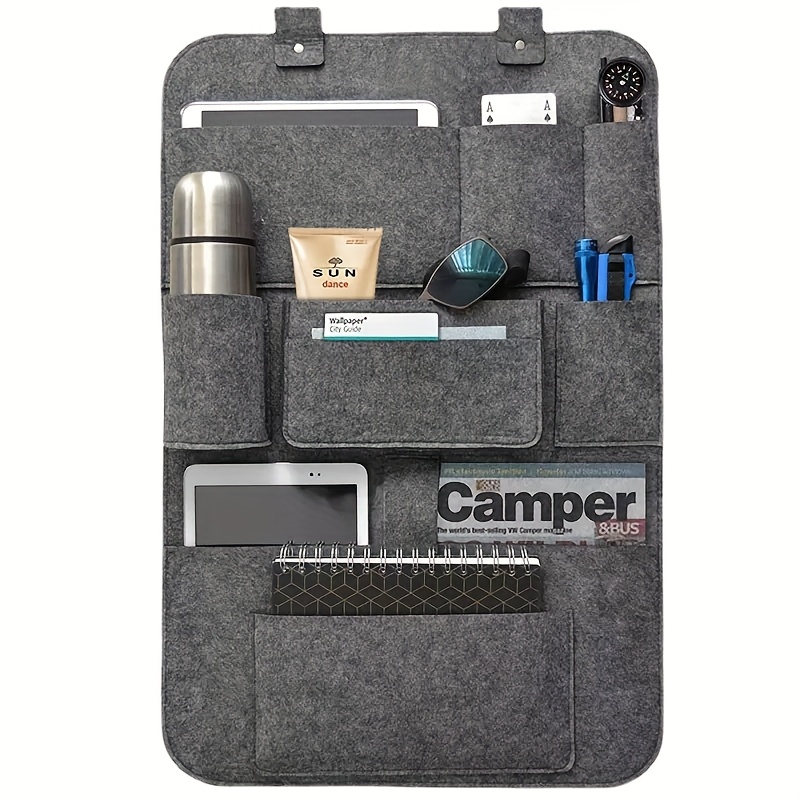 Felt Car Storage Seat Back Suspension Storage Bag Car Supplies Felt Storage Bag Rear Seat Anti Kick
