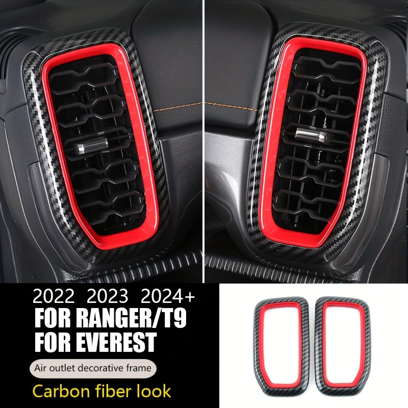 TEMU per decorativo dell'uscita Ford /T9, per l'autoadesivo di decorazione del in fibra di carbonio Ford Everest EVEREST XLT e volante universale