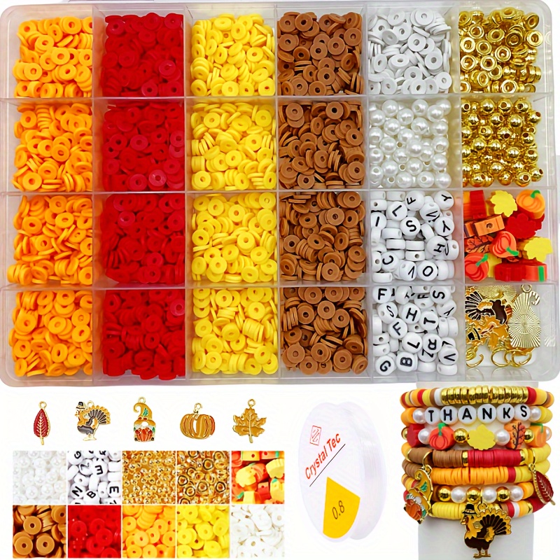 

2975pcs Thanksgiving Bead Kit - & For Making, Necklaces, Earrings - Craft Gift