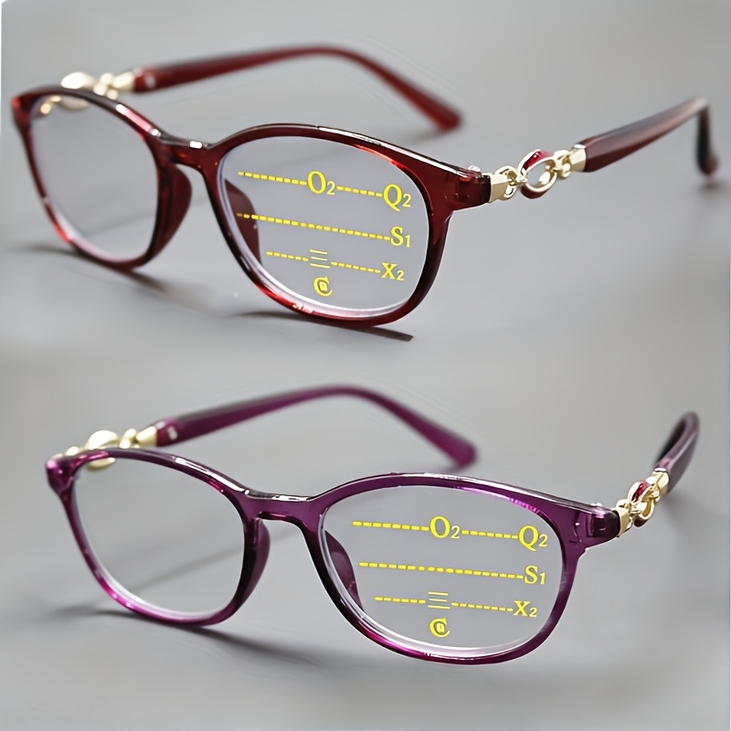 1 pair of   in one multifunctional reading glasses designed specifically for women oval   reading glasses comfortable and high definition suitable for work or daily use a   for gifts