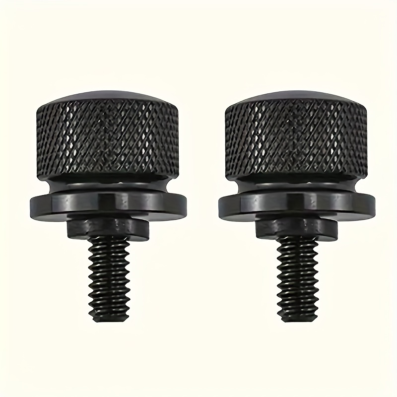 Vite Per Sedile Moto In Alluminio Con Dadi E Clip A C - Kit 2 Pezzi - Cromato