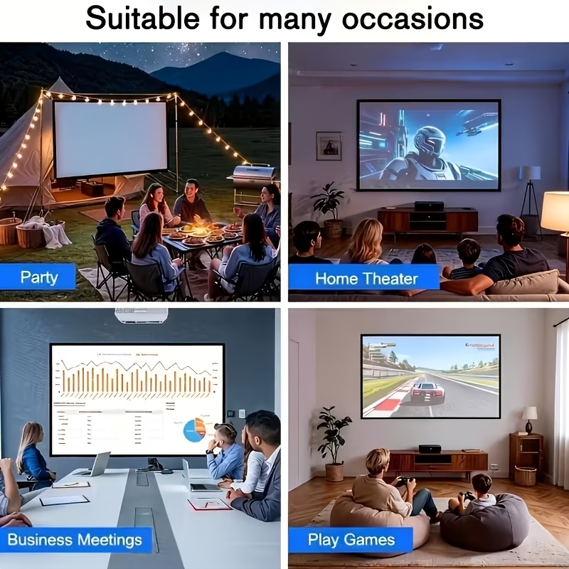 40-Inch Portable Foldable Projector Screen