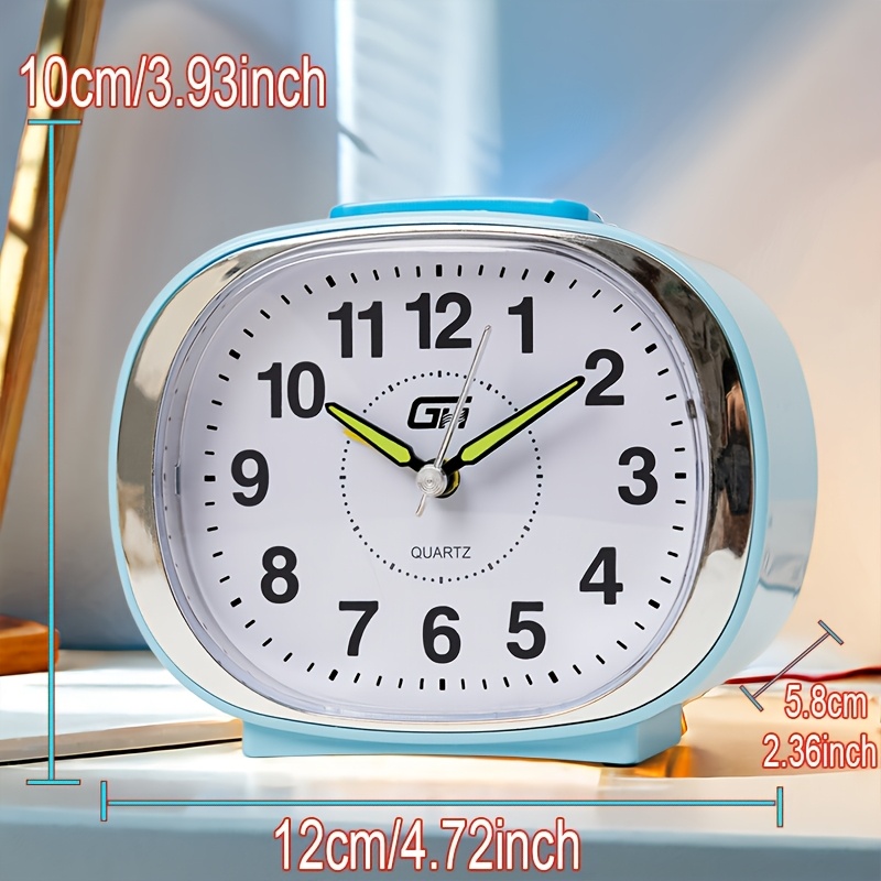 Stylish Music Bedroom Alarm Clock: , Dual Alarm Ringtones, And Powerful Sound Effects Designed For Deep Sleepers. Stylish Design, Perfect Into Decor, Ideal For Students And Adults. 2 Aa Batteries