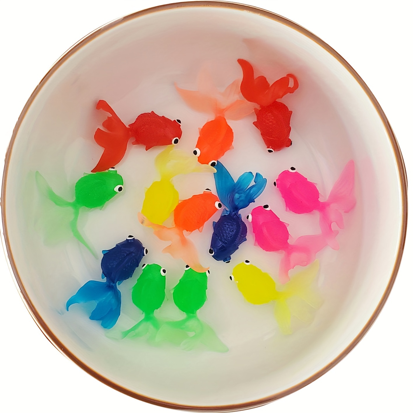 Splash Play: 6 Soft Goldfish Floating Toys Kids Perfect - Temu