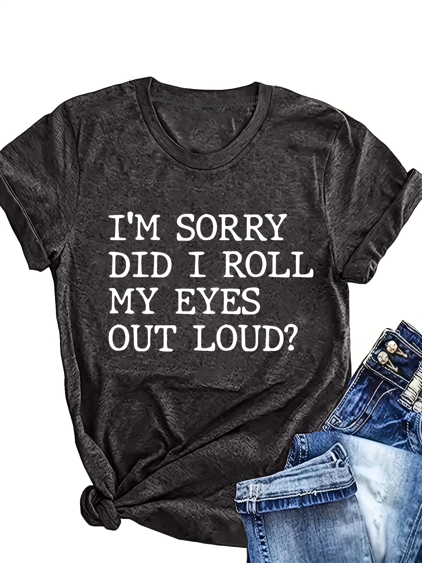 2024 Cross-border European and American Women's Round Neck Loose Fit Short Sleeve Casual Top Layering T-Shirt