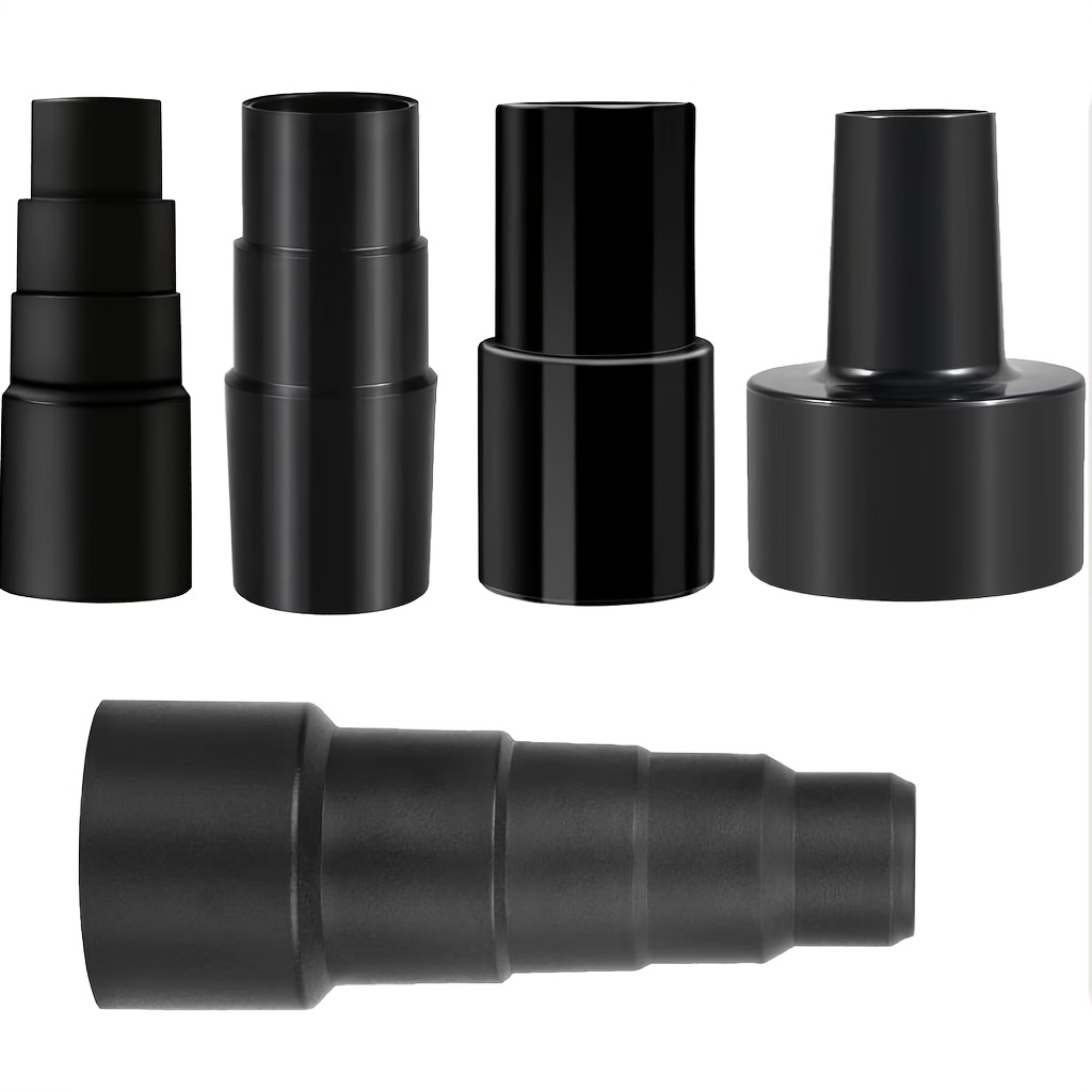 Image of 5pcs Shop Vac Hose Adapter Kit - Fit For 2.5" To 1.5", 1.38" To 1.75", And More Sizes