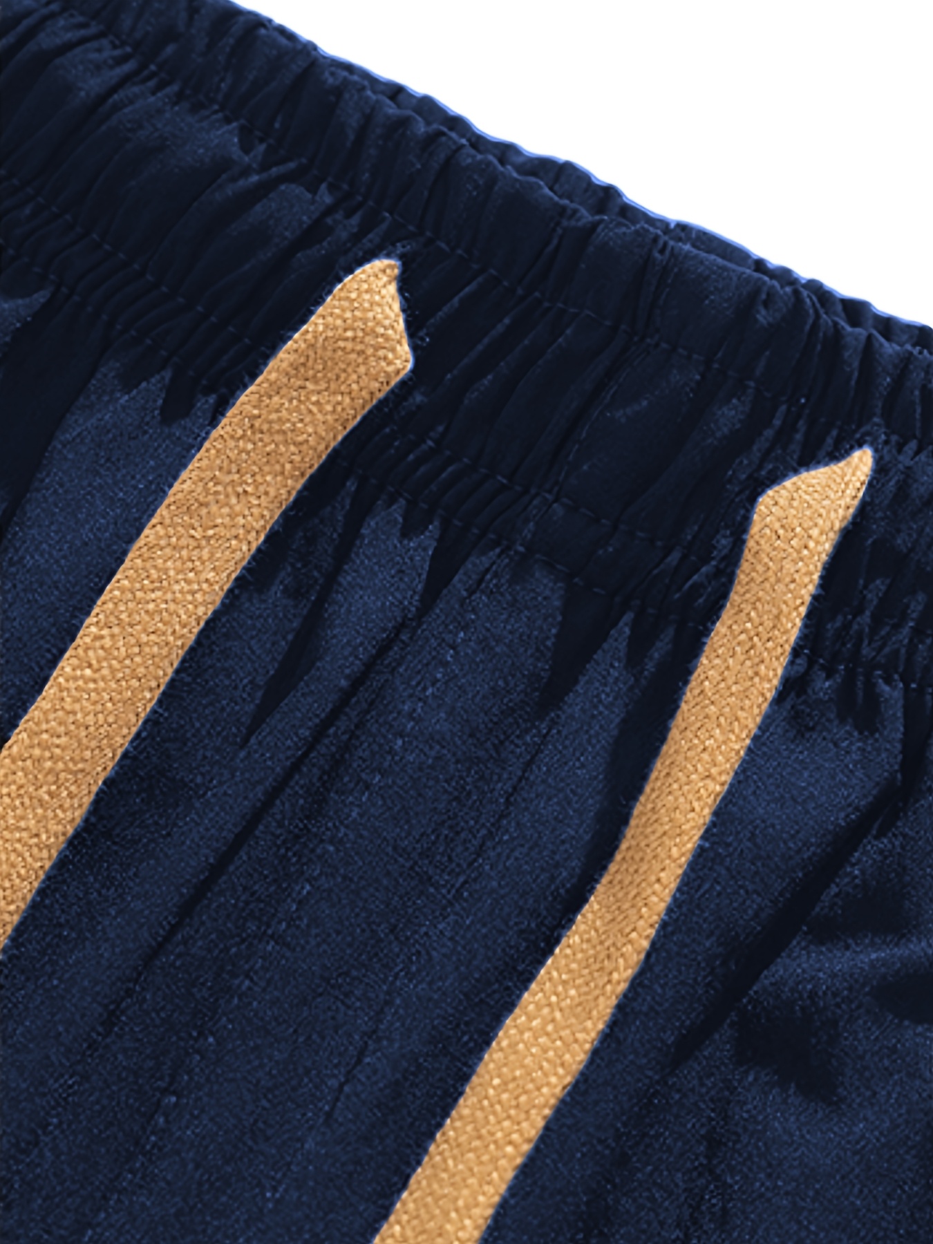 2025 Trendy Men's Spring-Summer Casual Pants, Loose Fit Joggers, Solid Color Sport Trousers, Polyester Long Pants