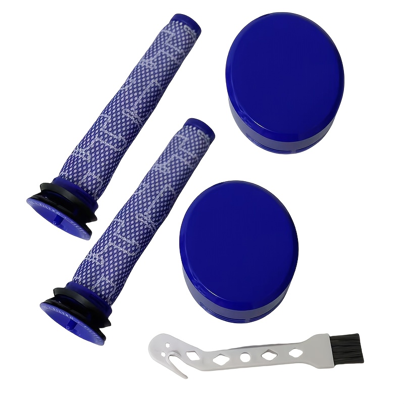 Image of Compatible With Filter, V8 V7 Replacement Filter, 2pcs Pre-filter, 2pcs Rear Filter, With Cleaning Brush Accessory Kit