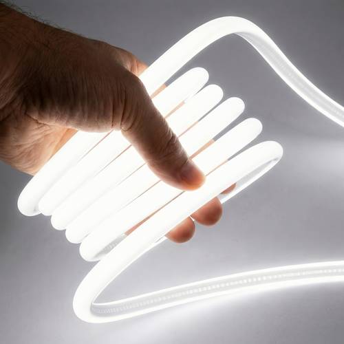 fita led cob ip65 até 50m 220v/230v, fita neon e frio, luz led de silicone para interior e exterior, quarto, , festa, diy e decoração de casa, para letreiros, parede, bar, iluminação de festas, 2m/20m/30m/50m