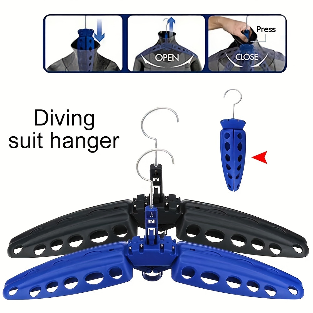 

Multi-purpose Foldable Hanger Stand For Snorkeling Diving Surfing Wetsuit Dry Suit, Outdoor Sport Accessories