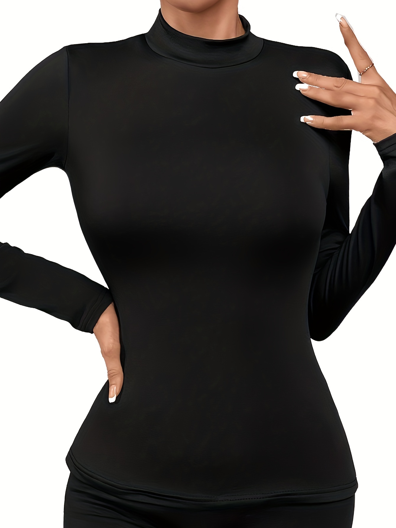 Seamless Thermal Underwear Soft Comfortable Long Sleeve Base