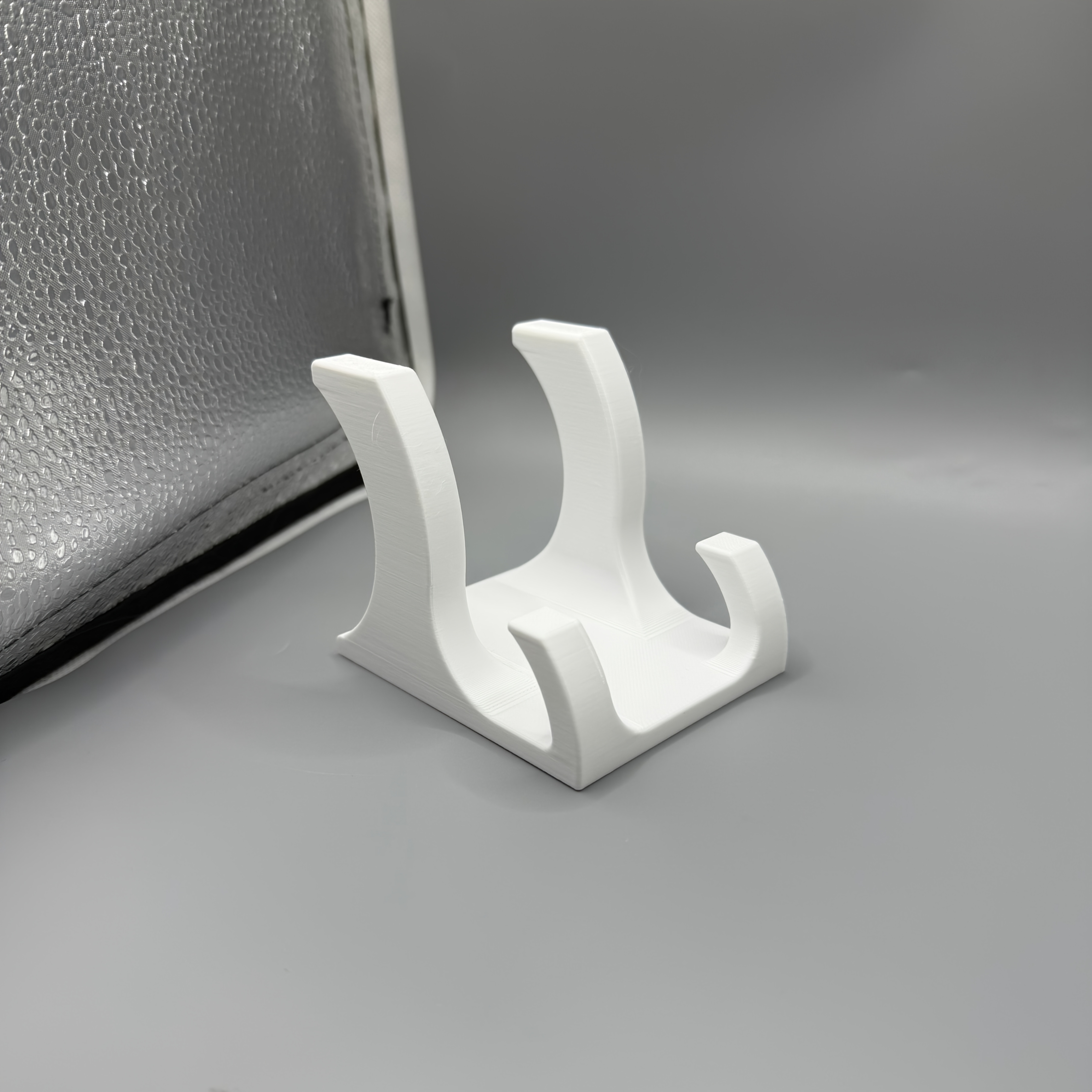 TEMU White Wall-mounted Hair Dryer Holder ( Must Provide Double-sided Tape), No-drill Hair Dryer Storage Rack With Hook. Suitable For Bathroom,