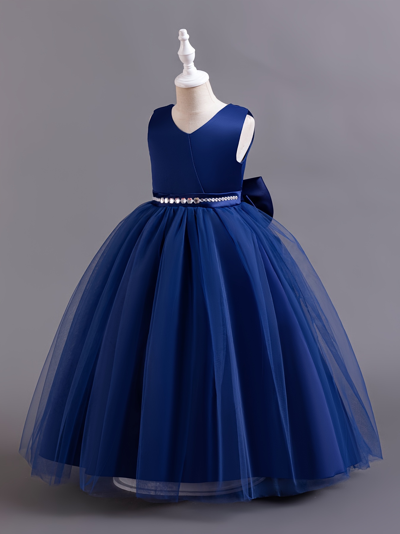 s long dress wedding tulle puff dress graduation - Temu