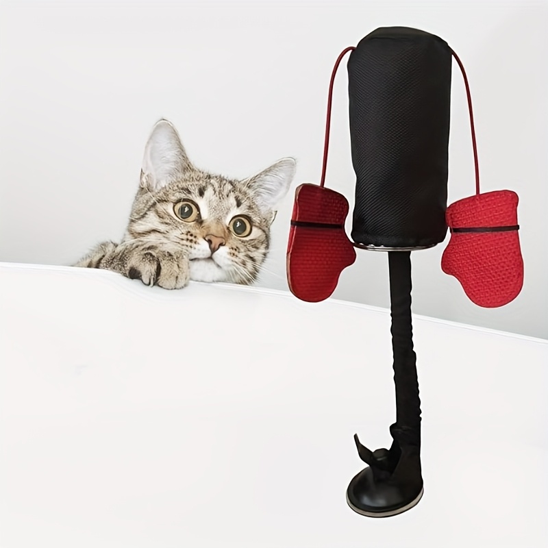Cat Punching Meme Interactive Cat Boxing Toy With Suction Cup Base  