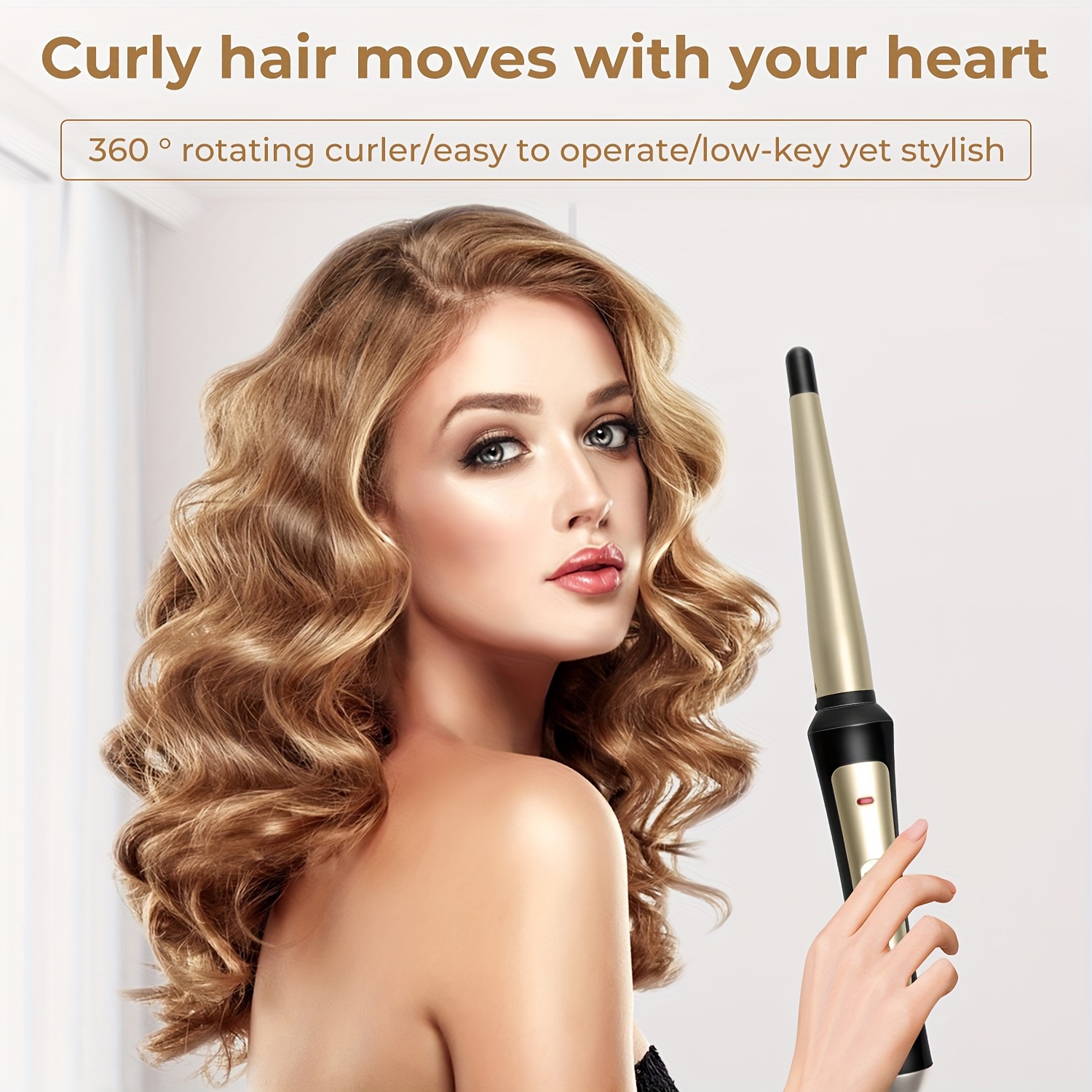 Wave wand ceramic outlet hair styler