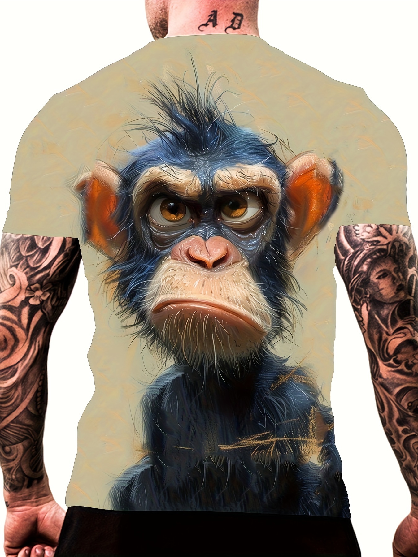 3d monkey t shirt online