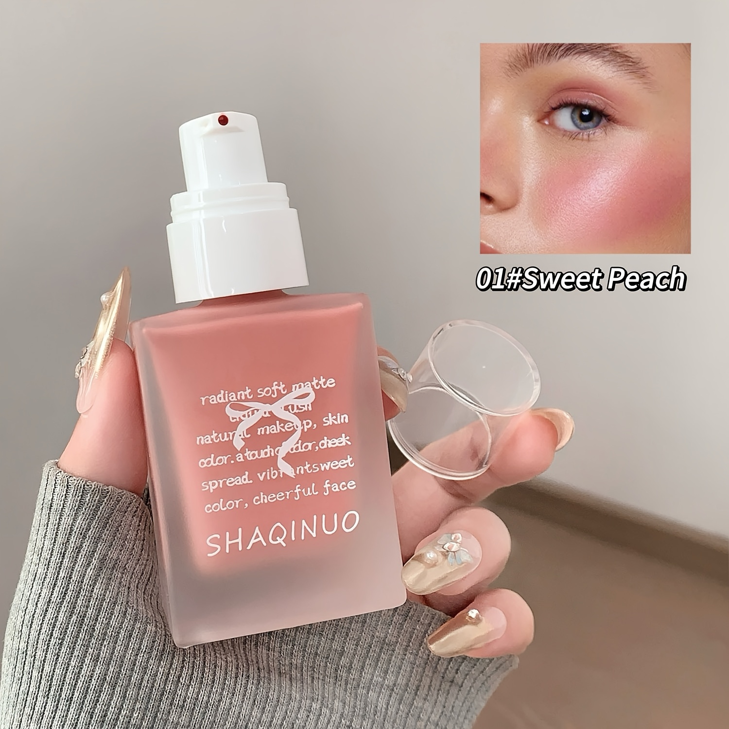 Image of Blush Liquid, Blush And Face, Brightening Natural 3d Translucent, Sheer Watery Glow With 1 Swipe, Enhancing Skin , Squeezable And Juicy, But Non-sticky
