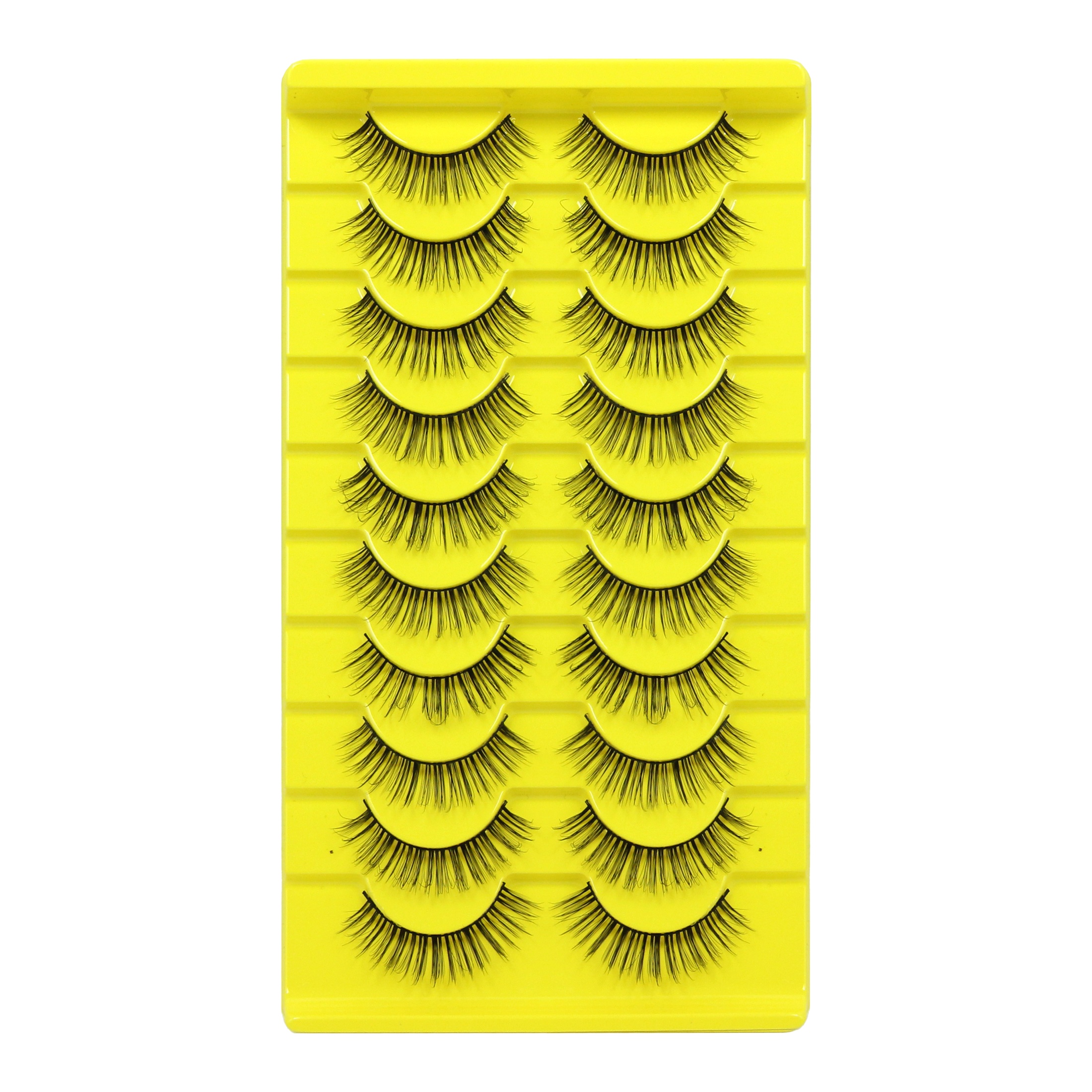 TEMU 10 Of Natural And Lasting Eyelashes, Thin 3d Artificial Eyelashes To Makeup