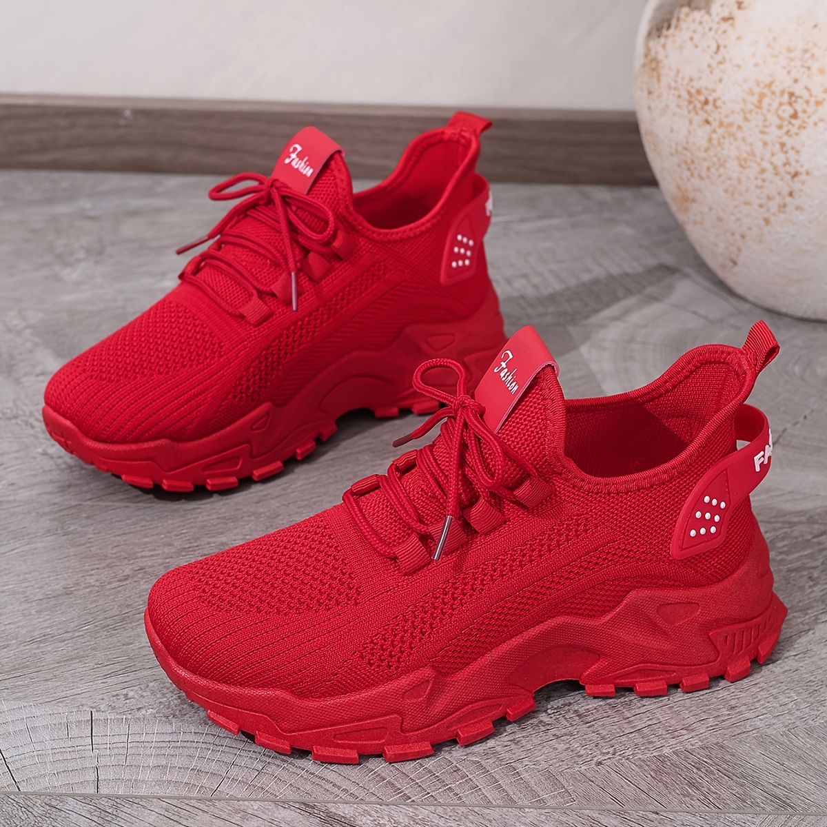 Image of Plus-size Women's Fashion Casual Sneakers, /autumn Lightweight Soft- Shoes, Low-top Casual Sports Shoes For Outdoor Vacation And Travel, Women Shoes