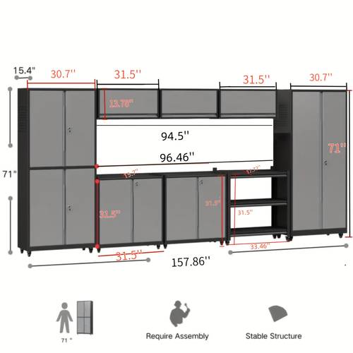 garage metal rolling garage storage cabinet sets tool boxes workbench cabinets metal cabinets with adjustable partitions tool cabinets and workbenches for garage storage utility rooms tool rooms