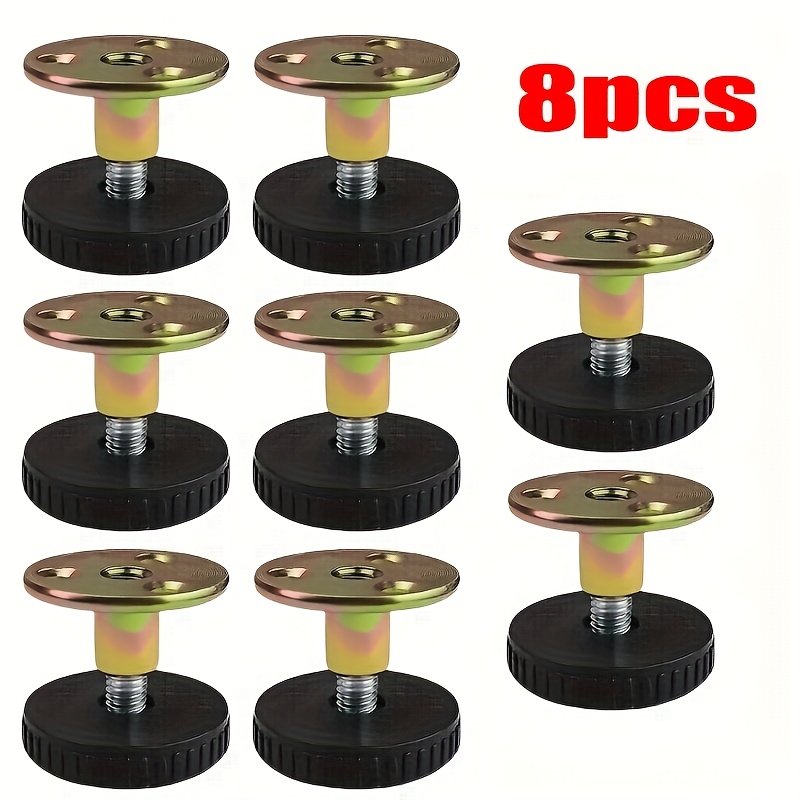 8pcs Adjustable Silent Furniture Legs, 27-40mm Height Increase, Suitable For Chairs, Tables, Cabinets And Sofas - , Anti-slip And Durable