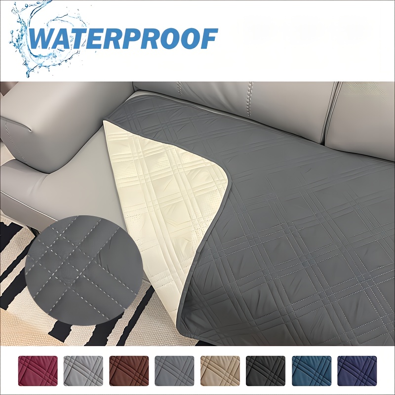 

Waterproof Pet-friendly Sofa Cover - Modern, Machine Washable, 70x30 Inch Couch Protector With Ultrasonic Embossed Design