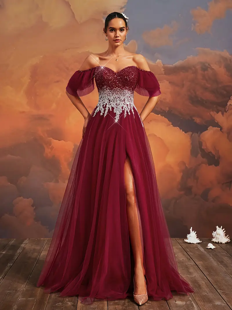 long elegant legs dresses a sequined strapless womens evening dress slit show long