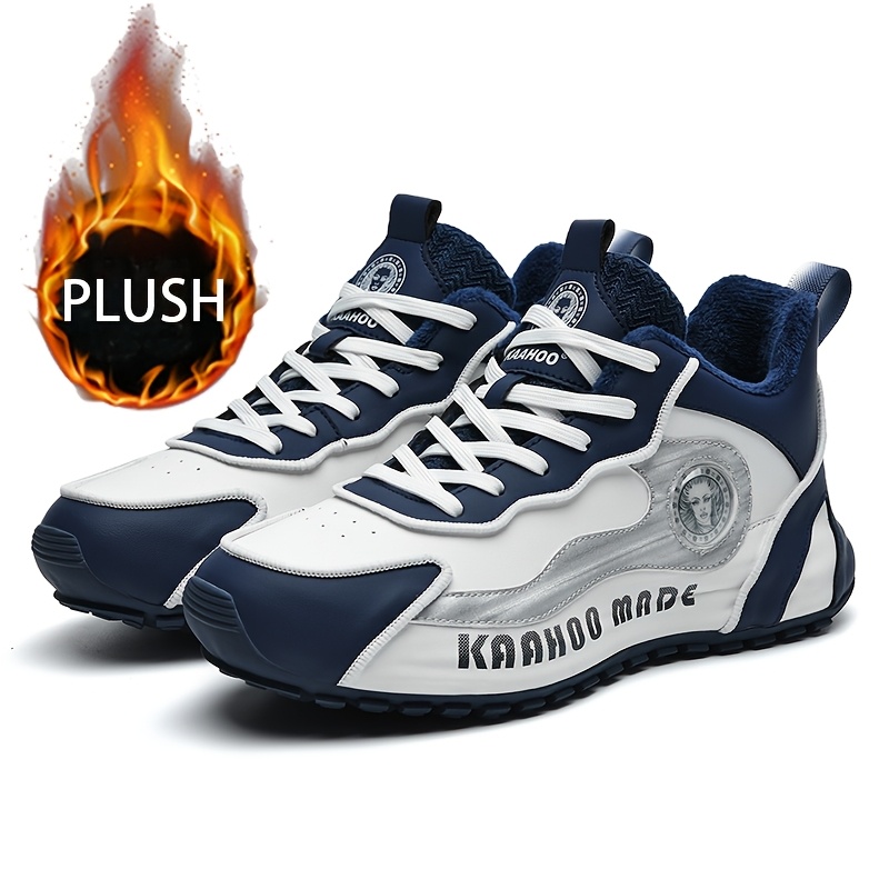 Zapatos de running para hombres de Kamoo: Diseño de alta altura, tela transpirable y suela de goma duradera para actividades al aire libre cómodas