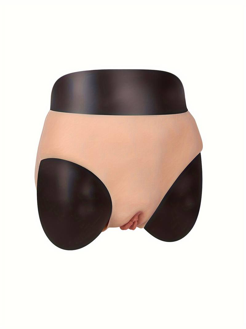 Minaky Silicone Fake Vagina Panty Brief For Crossdresser Cosplay Shapewear, One Size