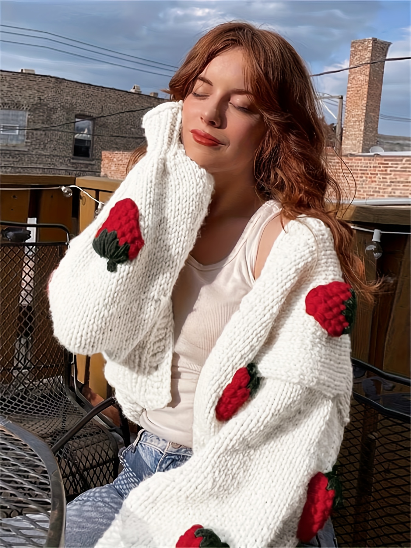 strawberry sweater - United Kingdom