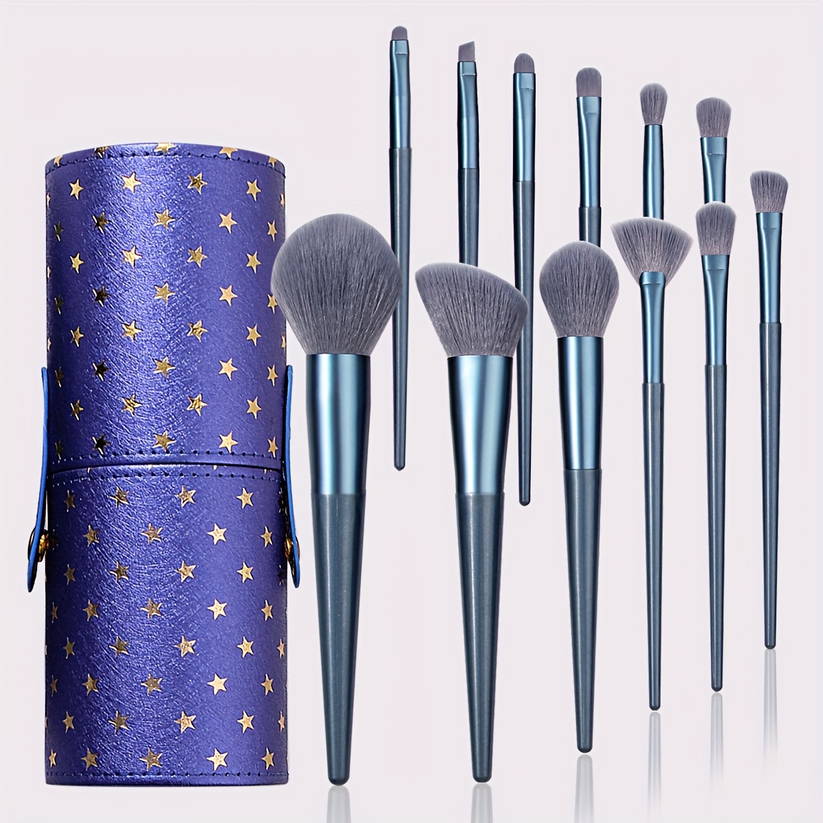 makeup brush set storage bag soft synthetic bristles Temu Bahrain