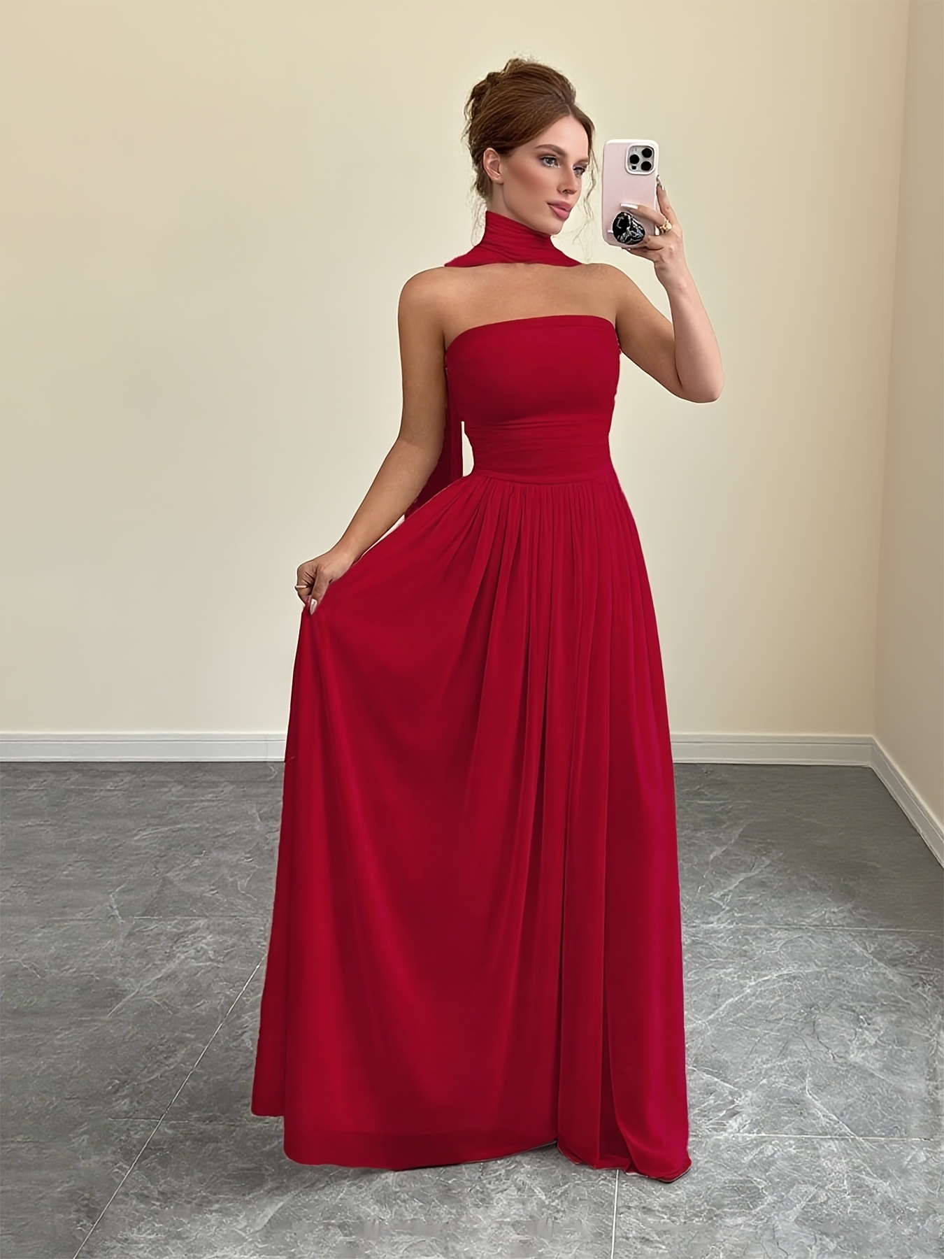solid color formal dress Colors 3845 Prom Dress - Navy main image 1