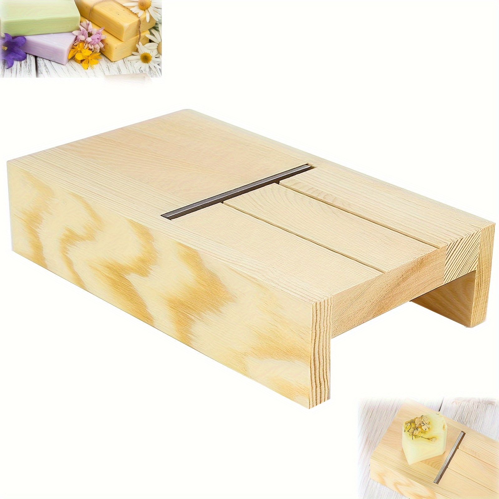 

Premium Wooden Soap Cutting Planer Set For Handmade Soaps - Craft & Trimming Tools With Angled Surface, Wood Material, Essential Diy Soap Making Supplies