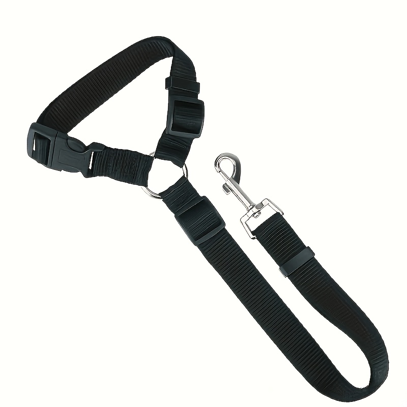 1 Rear Seat Retractable Pet Car Safety Harness, Escape-proof Car Leash, Adjustable Pet Safety Leash, Your Pet Safe, Secure, And Comfortable