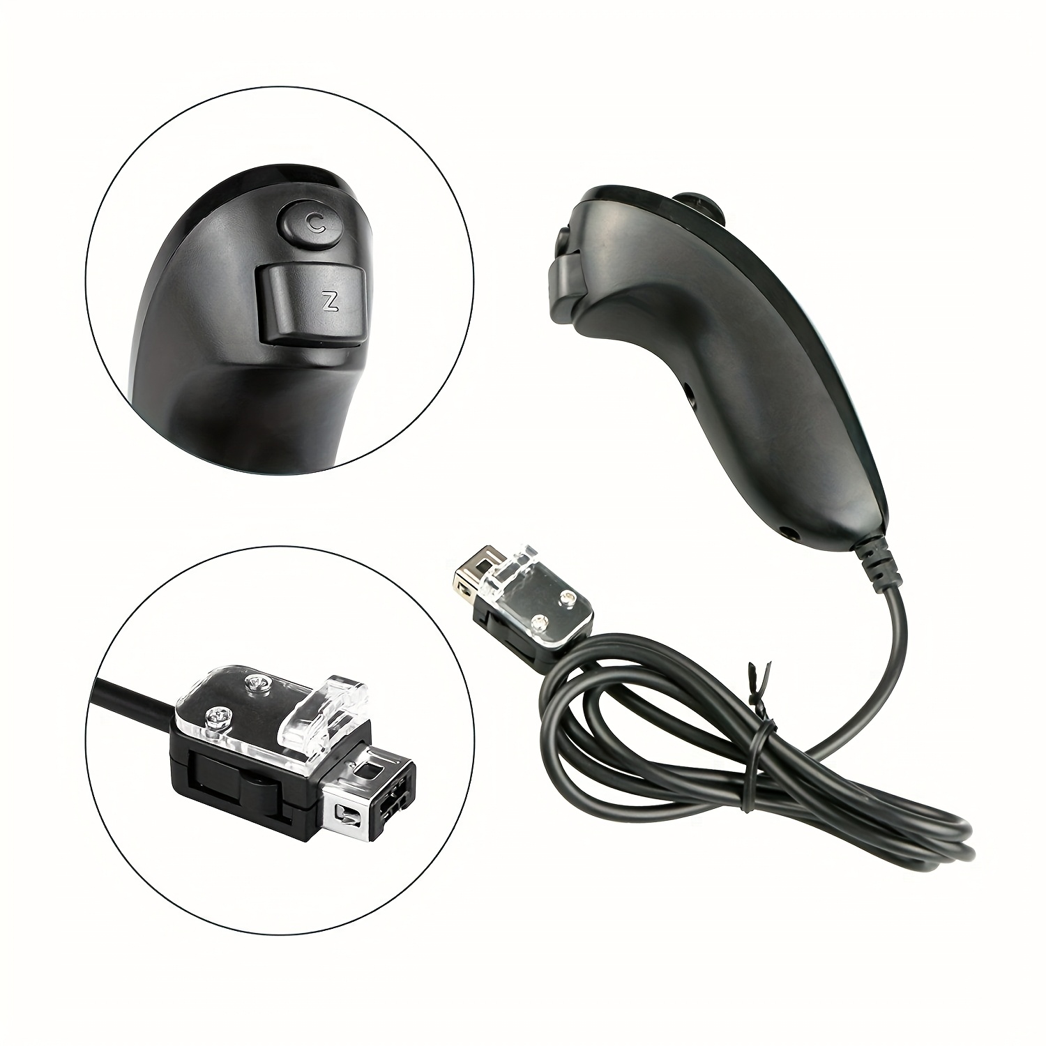 Huawei Watch Ultimate Controller Wii MotionPlus Con Wiimote, Nunchuck E Classic - Per Nintendo Wii E Wii U Controller Alternativo Wii - Foto 4