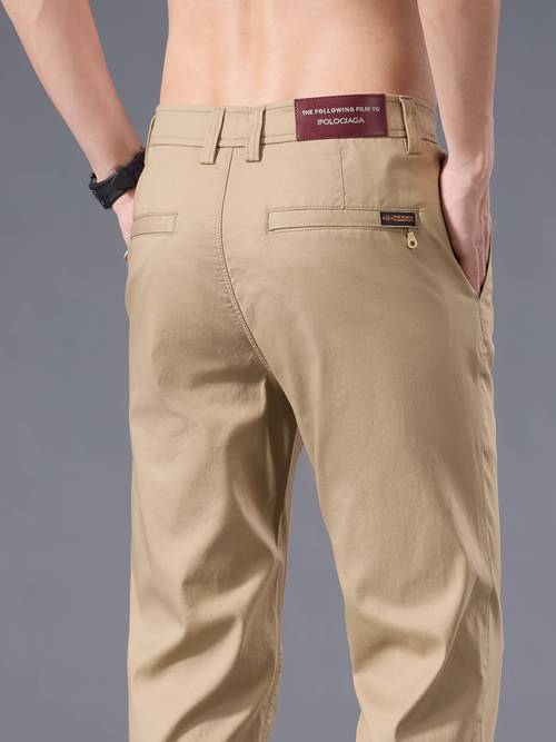 end casual pants for men lightweight summer style versatile breathable loose fit straight leg trousers
