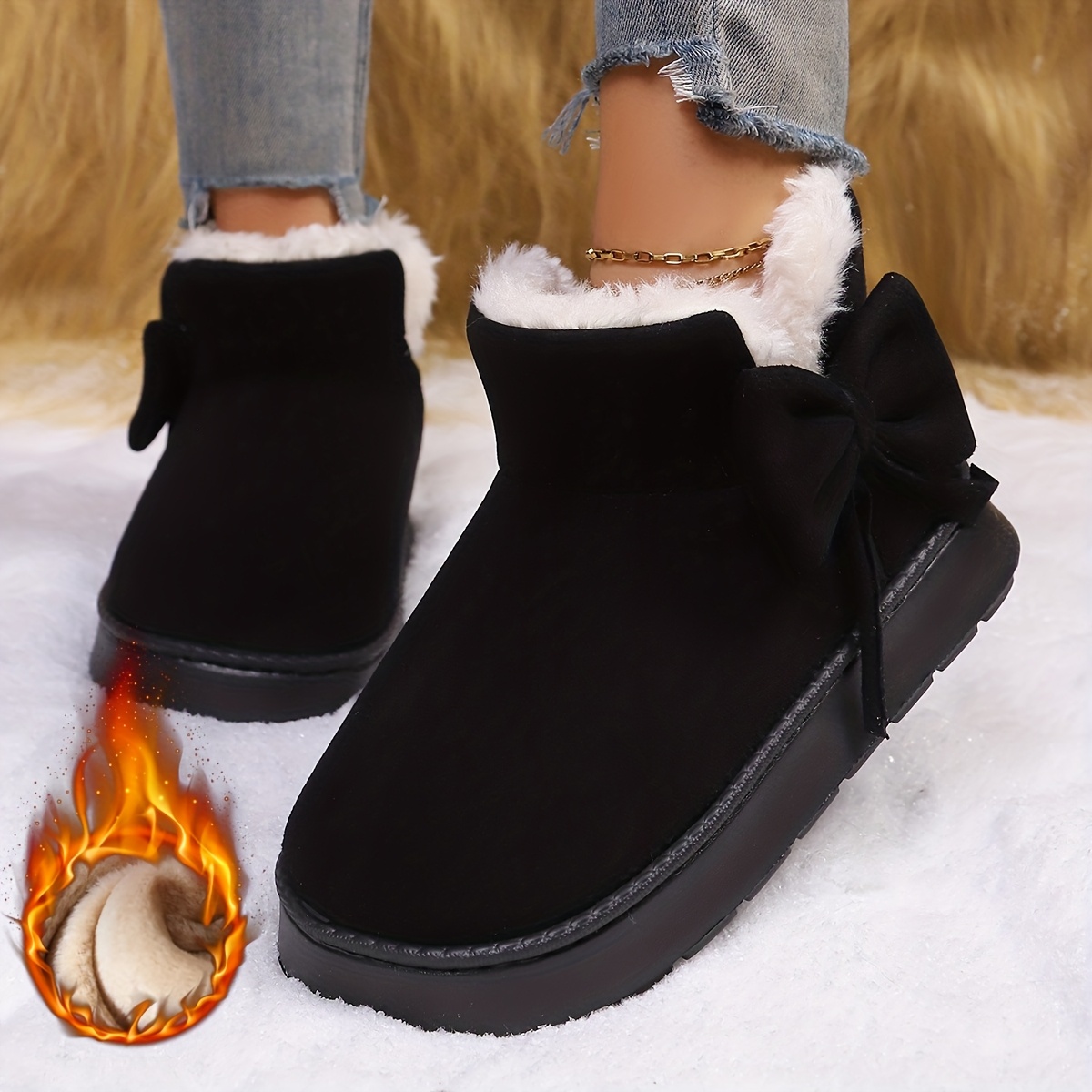 Image of Women's -lined Ankle Boots, Women Shoes