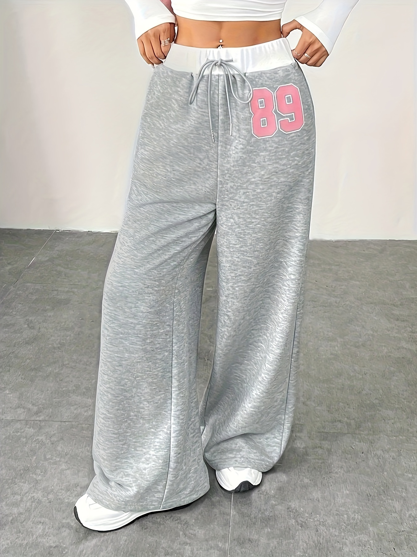 womens y2k retro jogger pants elastic drawstring waist Temu Romania