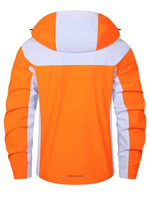 2024 Spring And Autumn Light Hooded Men S Outdoor Windbreaker, Spring And Autumn Outerwear, Men S Versatile Jacket, Sportswear, Men S Casual And Trendy Jacket