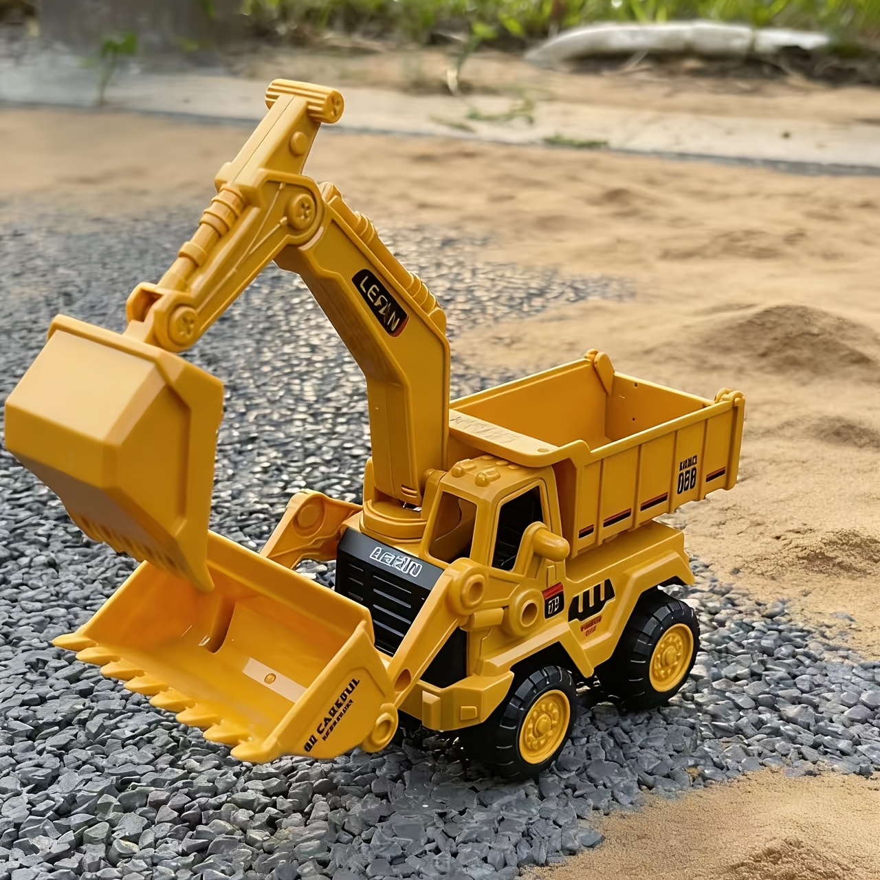 Engineering Vehicle Simulation Excavator, Bulldozer, Dump Truck, Toy. The Engineering Vehicle Model Of Abs Material, Requires No Batteries, And Is Suitable For Boys And Girls. An