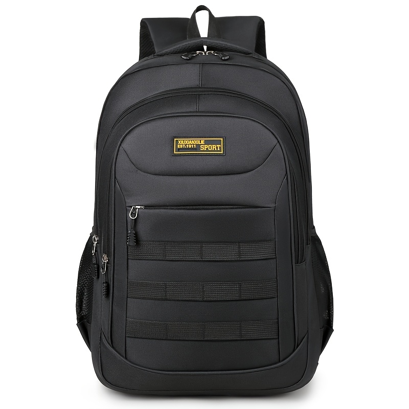 E-shop Wanderrucksack, Freizeitrucksack, Großvolumiger Unisex-Rucksack, 48 cm hoch x 33 cm lang x 20 cm breit, für 17-Zoll-Laptop, verstellbare
