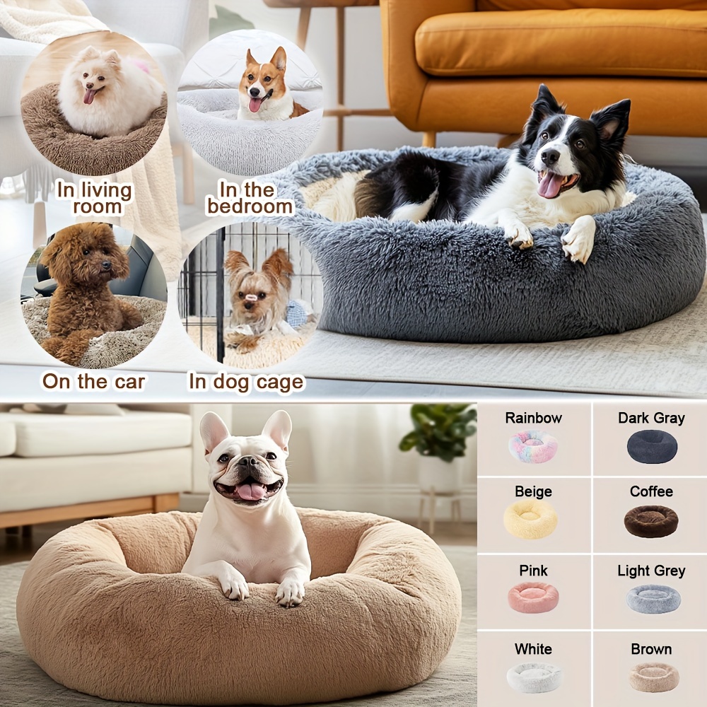 Plush pet bed hotsell