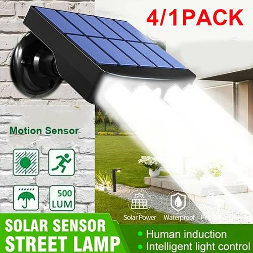 1 4pcs commercial solar wall lights outdoor 44 auto on off dusk to dawn for courtyard porch deck garden acrylic cover 120 solar lights outdoor