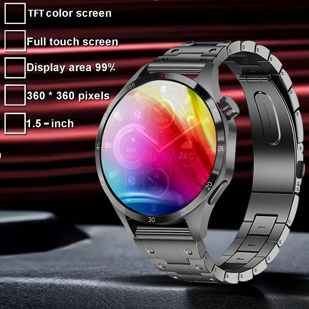Latest Premium Smart Watch with 1.5-Inch Touch Screen