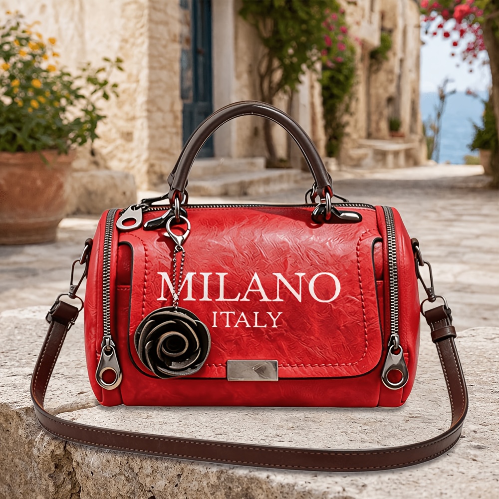 TEMU 1 sac à bandoulière pour italien - Grand sac fourre-tout, sac à bandoulière, sac à main, sac de , sac de rangement, sac à main, sac de shopping,